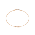 Chain Link Lab Grown Diamond Bracelet – Modern Dual Chain Fine Jewelry – Lustraa’s Contemporary Bracelet