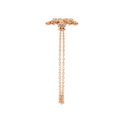 Sculpted Lab Grown Diamond Bracelet | Designer Bracelet with Lab Created Diamonds – Lustraa’s Contemporary Fine Jewelry