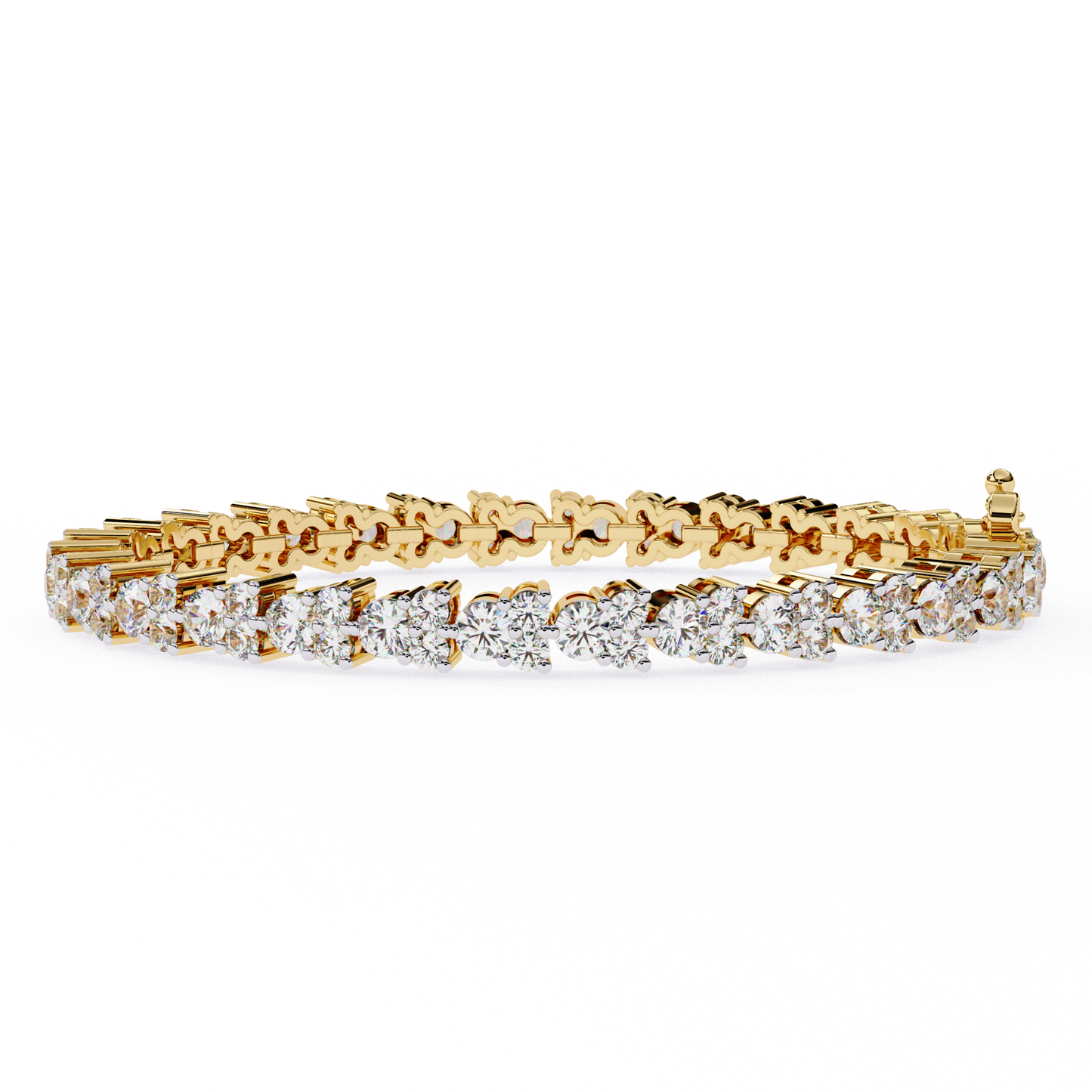 Classic Lab Grown Diamond Tennis Bracelet | Round Cut Diamond Bracelet – Lustraa’s Tennis Bracelet