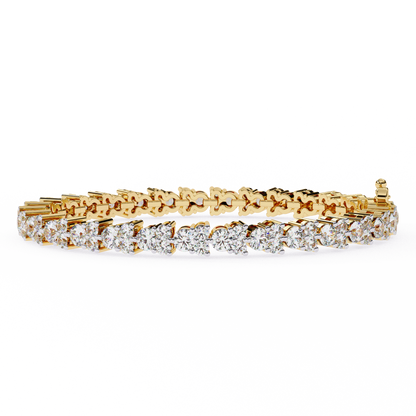 Classic Lab Grown Diamond Tennis Bracelet | Round Cut Diamond Bracelet – Lustraa’s Tennis Bracelet