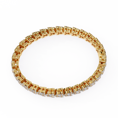 Classic Lab Grown Diamond Tennis Bracelet | Round Cut Diamond Bracelet – Lustraa’s Tennis Bracelet