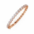 Classic Lab Grown Diamond Tennis Bracelet – Round Cut Diamond Bracelet – Lustraa’s Tennis Bracelet