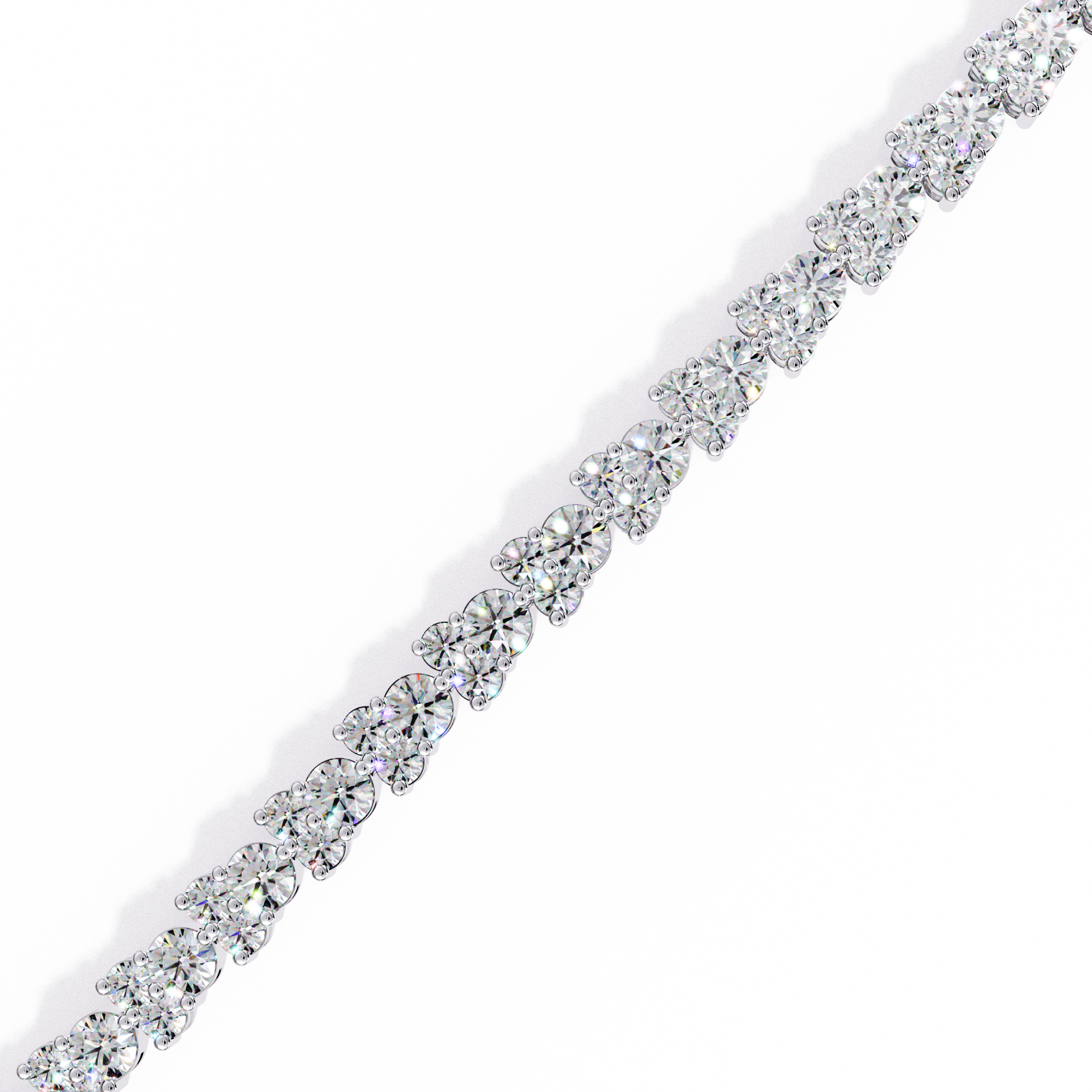 Classic Lab Grown Diamond Tennis Bracelet – Round Cut Diamond Bracelet – Lustraa’s Tennis Bracelet