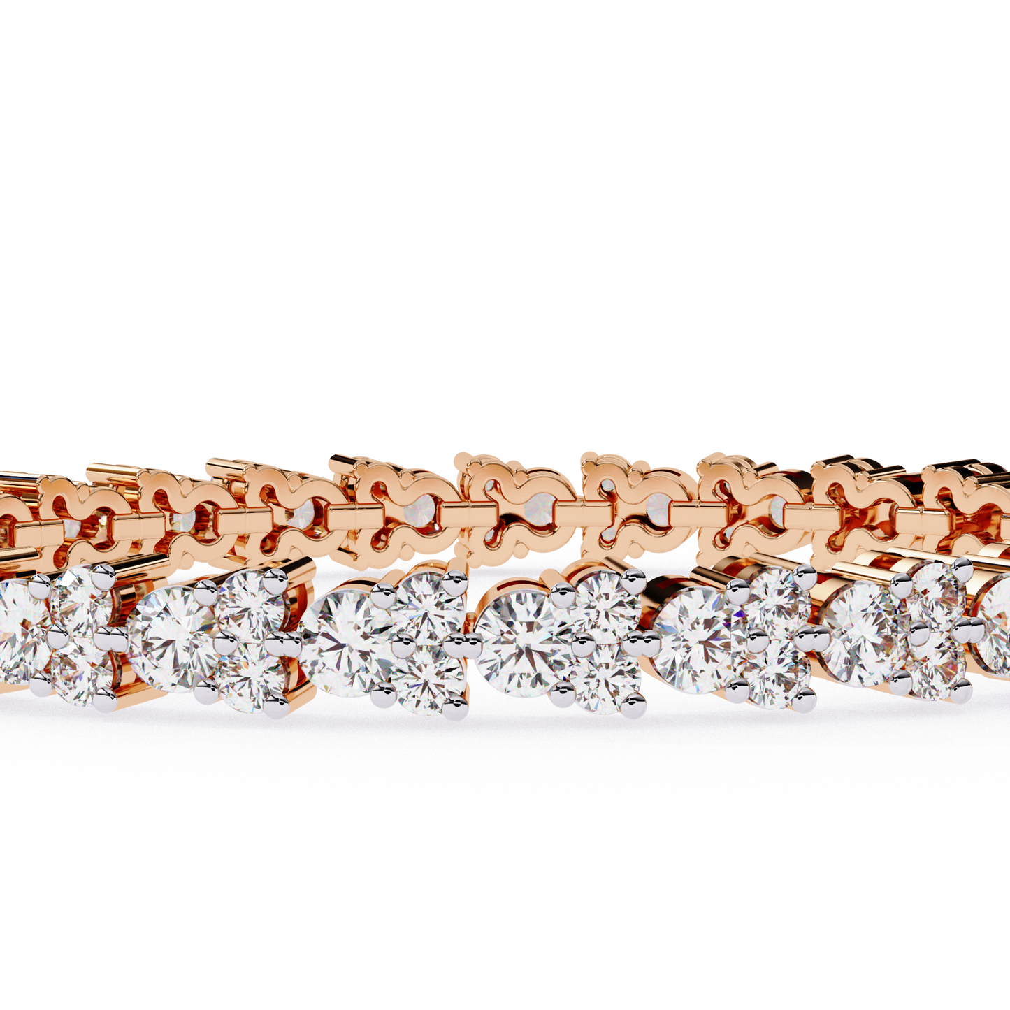 Classic Lab Grown Diamond Tennis Bracelet | Round Cut Diamond Bracelet – Lustraa’s Tennis Bracelet