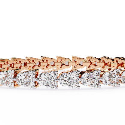 Classic Lab Grown Diamond Tennis Bracelet | Round Cut Diamond Bracelet – Lustraa’s Tennis Bracelet