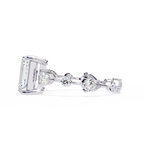 Radiant Cut Diamond Engagement Ring – 2.8 CT Lab Grown Hidden Halo Ring with Designer Solitaire Band – Lustraa’s Fancy Solitaire Ring