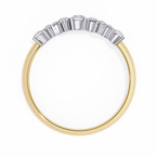 Round Diamond Cluster Ring – Lab Grown Half Eternity Solitaire Bridal Ring – Lustraa’s Eternity Ring