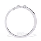 Double Heart Diamond Ring – Lab Grown Dainty Promise Ring, Minimalist Heart Engagement Jewelry- Lustraa’s Heart Ring