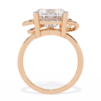 Heart Shaped Diamond Ring – 4.1 Carat Lab Grown Statement Engagement Ring, Artistic Designer Jewelry- Lustraa’s Heart Ring