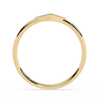 Geometric Diamond Pavé Ring – Minimalist Rhombus Design Delicate Lab Grown Ring – Lustraa’s Minimalist Ring