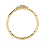 Star Diamond Ring – Celestial Round Cut Lab Grown Minimalist Designer Diamond Ring- Lustraa’s Celestial Ring