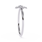 Star Diamond Ring – Celestial Round Cut Lab Grown Minimalist Designer Diamond Ring- Lustraa’s Celestial Ring