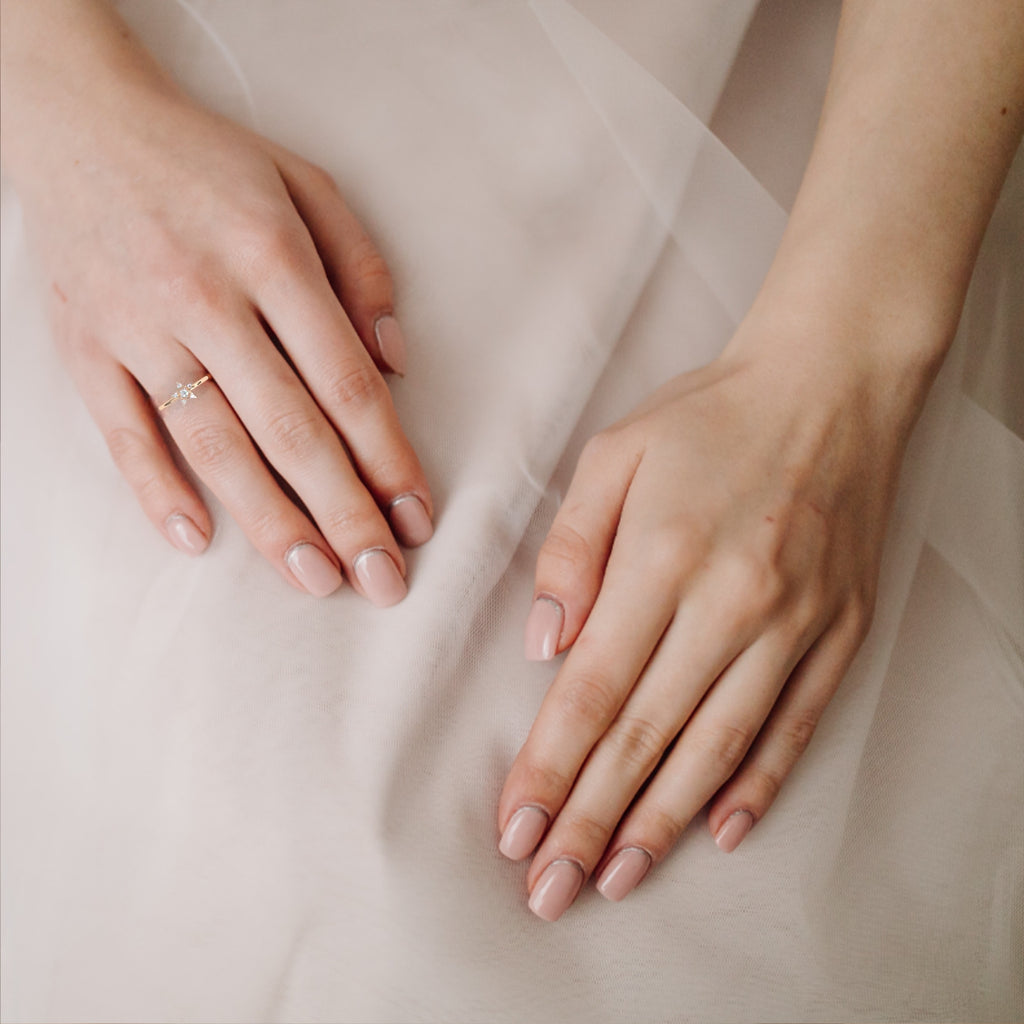 Star Diamond Ring – Celestial Round Cut Lab Grown Minimalist Designer Diamond Ring- Lustraa’s Celestial Ring