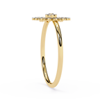 Floral Burst Diamond Ring – Lab Grown Cluster Statement Round Diamond Cocktail Engagement Ring- Lustraa’s Floral Ring