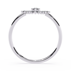 Floral Burst Diamond Ring – Lab Grown Cluster Statement Round Diamond Cocktail Engagement Ring- Lustraa’s Floral Ring