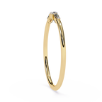 Baguette Diamond Ring – Minimalist Lab Grown 3-Stone Stacking Dainty Modern Promise Ring - Lustraa’s Stackable Ring