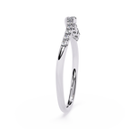 Minimalist Pavé Diamond Curve Ring – Dainty Statement Band – Lustraa’s Minimalist Ring