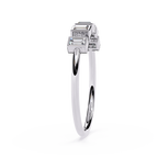 Baguette Diamond Ring – Modern Geometric Statement Band – Lustraa’s Minimalist Ring