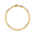 Floral Diamond Ring – Elegant Lightweight Gold Ring for Daily Wear - Lustraa’s Floral Ring