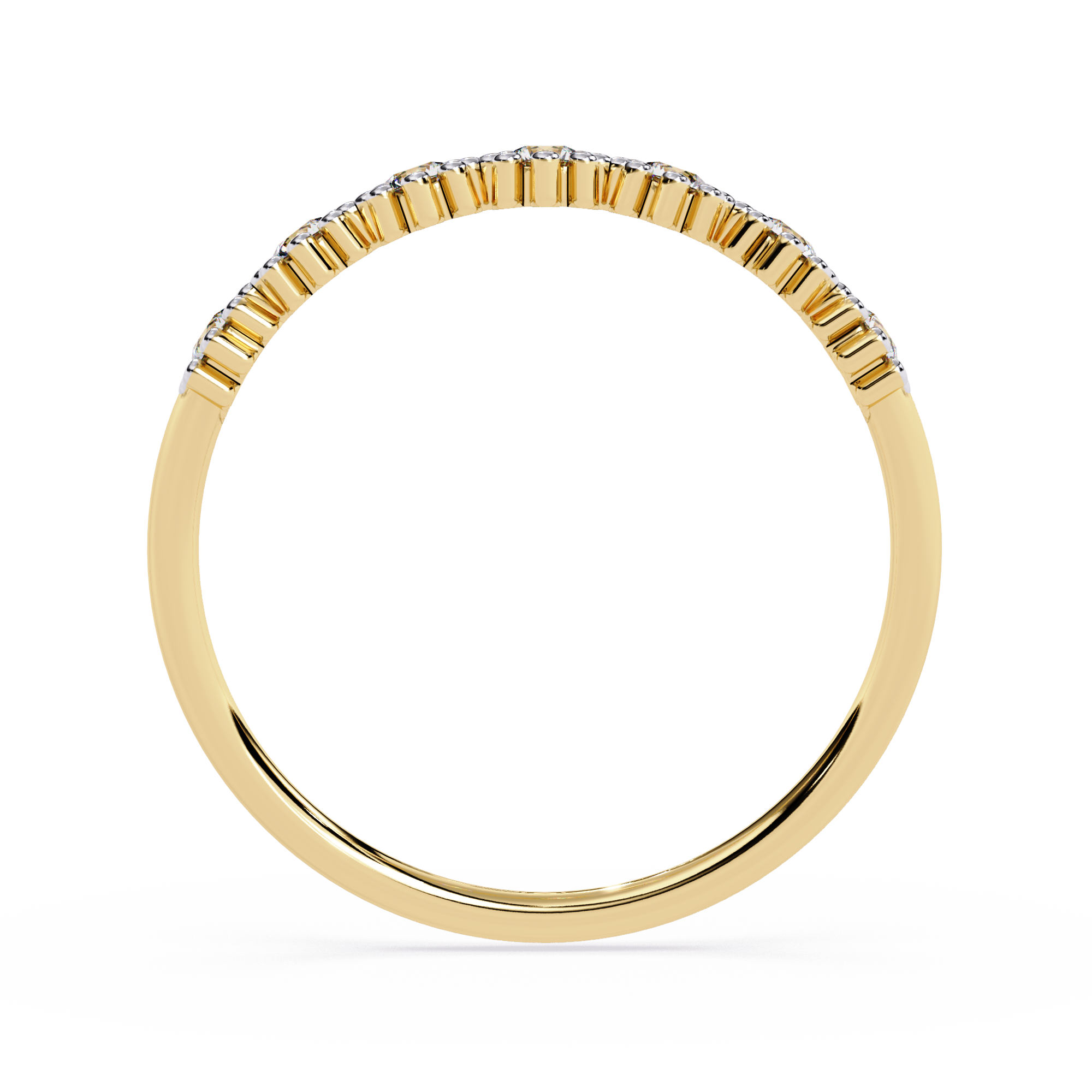 Floral Diamond Ring – Floral Cluster Elegant Flower Design Half Eternity Band – Lustraa’s Floral Ring