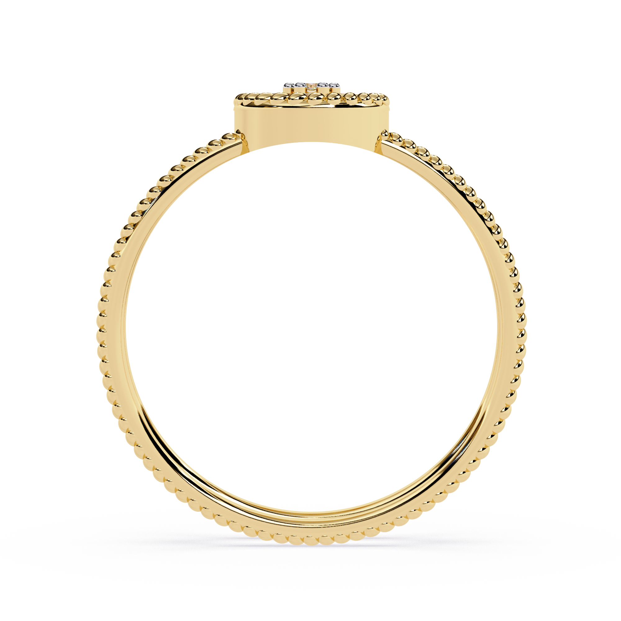 Cluster Dual Band Floral Inspired Designer Statement Ring -Lustraa’s Floral Ring