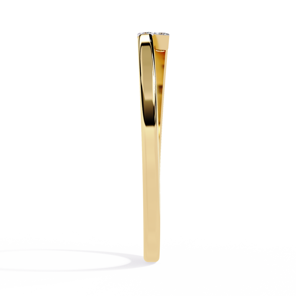 Timeless Statement Elegant Ethical Minimalist Lab Grown Sparkle Ring – Lustraa’s Minimalist Ring