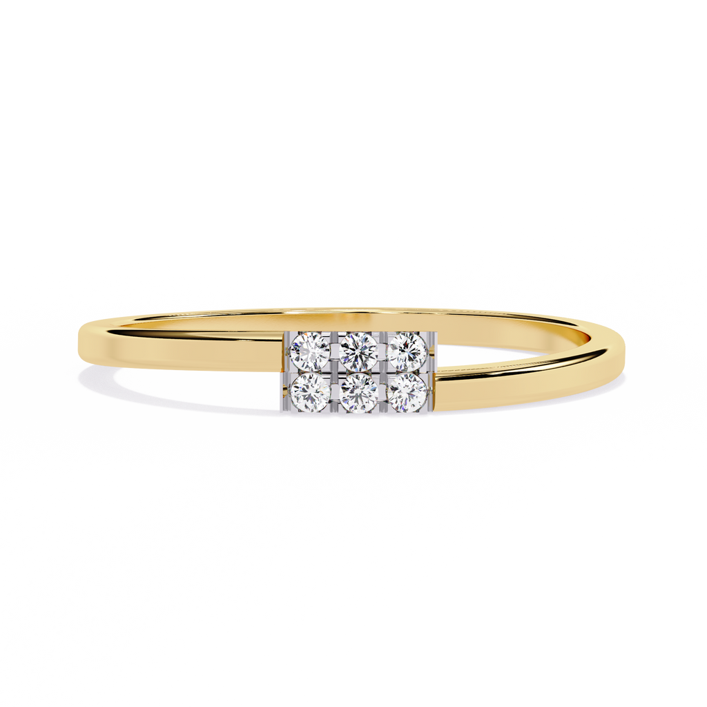 Timeless Statement Elegant Ethical Minimalist Lab Grown Sparkle Ring – Lustraa’s Minimalist Ring