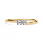 Timeless Statement Elegant Ethical Minimalist Lab Grown Sparkle Ring – Lustraa’s Minimalist Ring