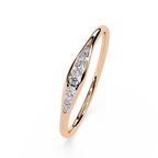 Sleek Lab Grown Tapered Elegant Minimalist Stacking Band – Lustraa’s Minimalist Ring