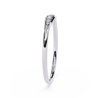 Sleek Lab Grown Tapered Elegant Minimalist Stacking Band – Lustraa’s Minimalist Ring