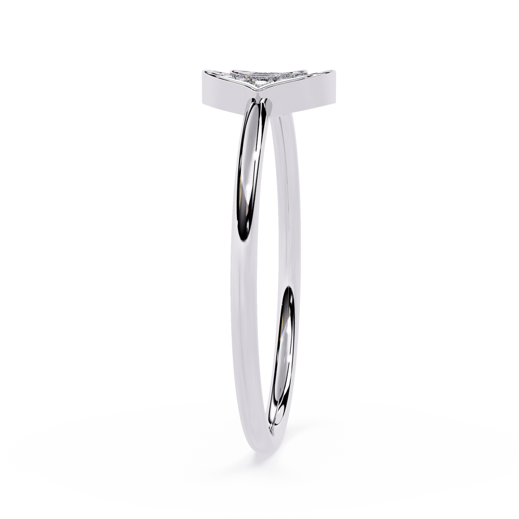 Evil Eye Lab Grown Dainty Protective Symbol Ring – Lustraa’s Minimalist Ring