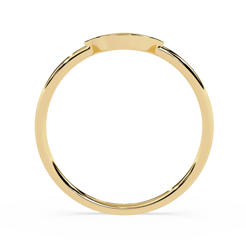 Evil Eye Lab Grown Dainty Protective Symbol Ring – Lustraa’s Minimalist Ring