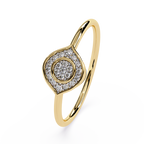 Evil Eye Lab Grown Dainty Protective Symbol Ring – Lustraa’s Minimalist Ring