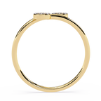 Bypass Cluster Lab Grown Modern Open Circle Ring – Lustraa’s Open Band Ring