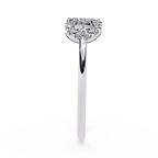 Infinity Double Halo Lab Grown Open Circle Modern Minimalist Stackable Ring - Lustraa’s Infinity Ring