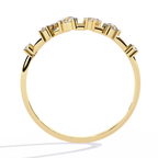 Split Shank Diamond Ring – Round Cut Multi-Stone Band – Elegant Statement Ring – Modern Anniversary Jewelry – Lustraa’s Criss Cross Ring