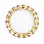 Emerald Cut Diamond Eternity Ring –  Full Diamond Elegant Band –  Luxury Statement 4.88 CT Wedding Band – Lustraa’s Eternity Ring