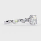 2.65 Carat Cushion Square Lab Grown Diamond Ring – Solitaire Engagement Ring– Lustraa’s Classic Cushion Cut Diamond Ring