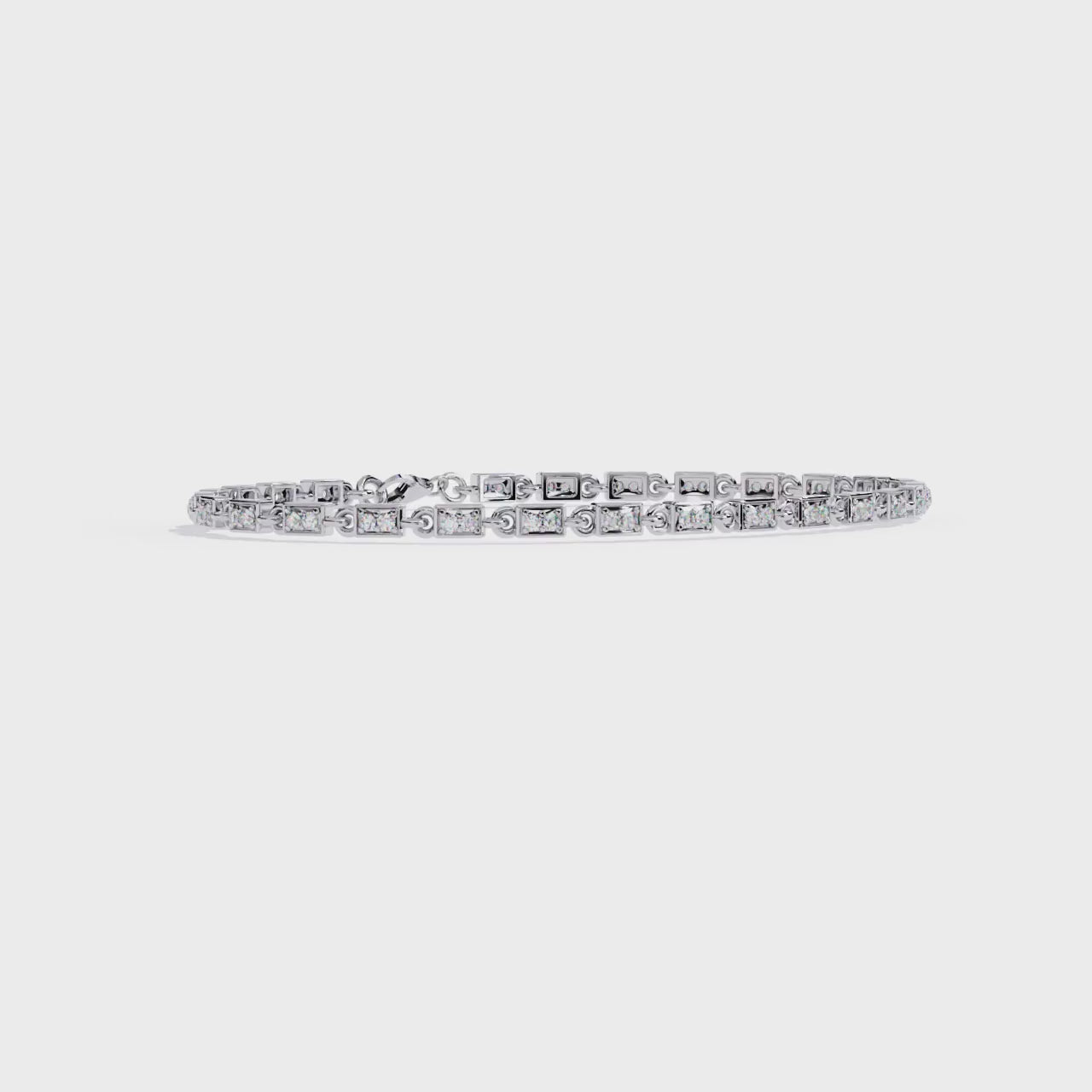 Round Cut Diamond Tennis Bracelet– Elegant Lab Grown Diamond Bracelet - Lustraa’s Tennis Bracelet
