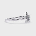 Star Diamond Ring – Celestial Round Cut Lab Grown Minimalist Designer Diamond Ring- Lustraa’s Celestial Ring