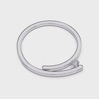 Sleek Minimalist Elegant Stackable Lab Grown Engagement Ring - Lustraa’s Minimalist Ring