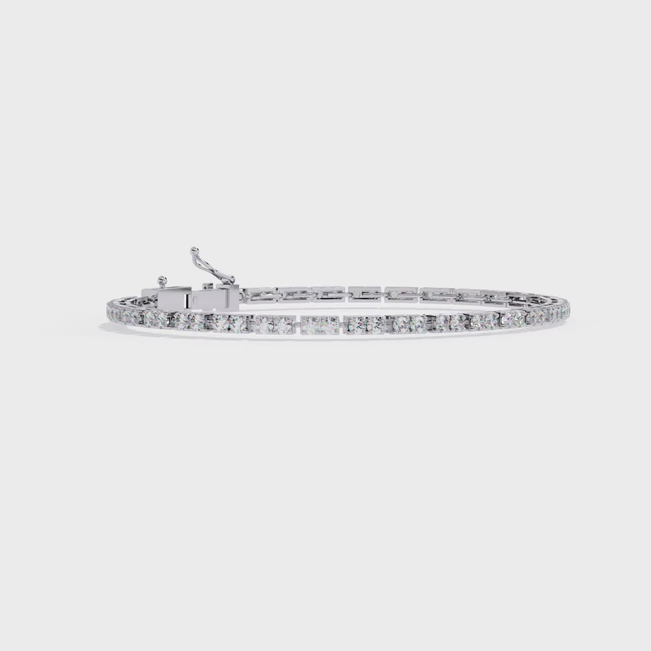 Classic Tennis Bracelet – Elegant Lab Grown Diamond Bracelet – Lustraa’s Tennis Bracelet