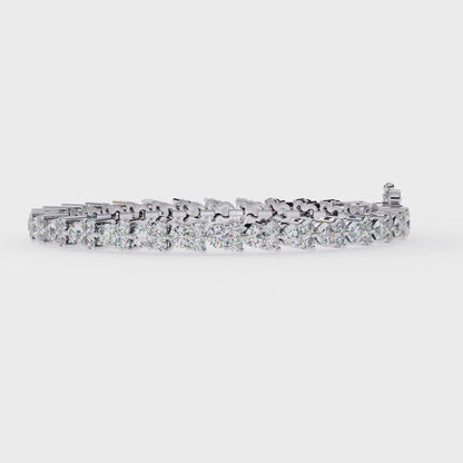 Classic Lab Grown Diamond Tennis Bracelet | Round Cut Diamond Bracelet – Lustraa’s Tennis Bracelet