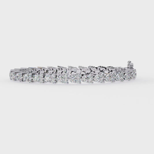Classic Lab Grown Diamond Tennis Bracelet | Round Cut Diamond Bracelet – Lustraa’s Tennis Bracelet