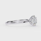 Round Cut Diamond Solitaire Engagement Ring – 1.9 CT Lab Grown Diamond Ring with 6 Prong Setting - Lustraa’s Solitaire Ring