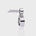 Diamond Drop Earrings – Lab Grown Round Brilliant Cut, 1.66 Carat Studded Design– Lustraa’s Diamond Earrings