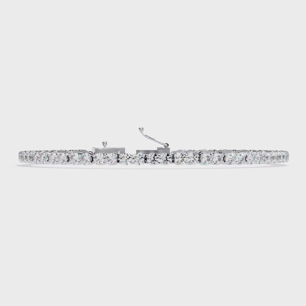 Classic Lab Grown Diamond Tennis Bracelet – Round Cut Sustainable Diamond Bracelet – Lustraa’s Tennis Bracelet