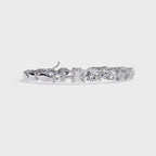 Elegant  Multi Cut Diamond Bracelet– Oval, Pear, Princess & Emerald Cut Lab Grown Diamond Tennis Bracelet –Lustraa's Tennis Bracelet